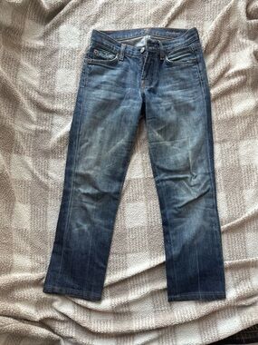 7 For All Mankind Women's Boot Cut Jeans - Blue Wash